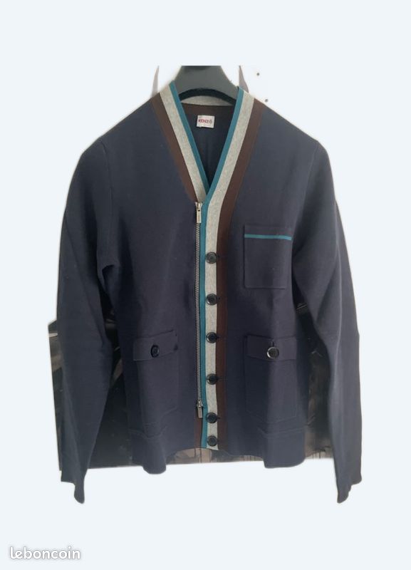 Kenzo gilet homme marine Vêtements