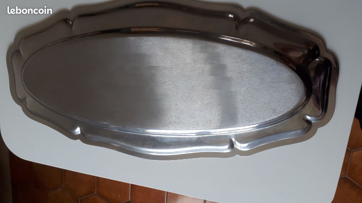 Plat inox de présentation (image 2)