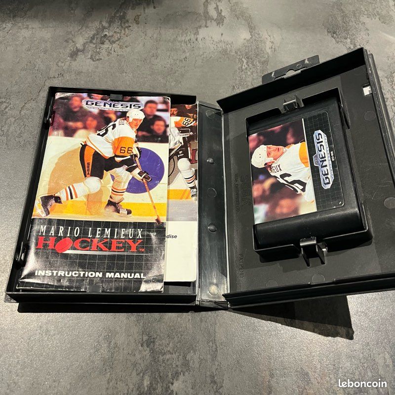 Jeu Mario Lemieux Hockey Pour Sega Megadrive/Genesis - Version Megadrive - Très Bon état