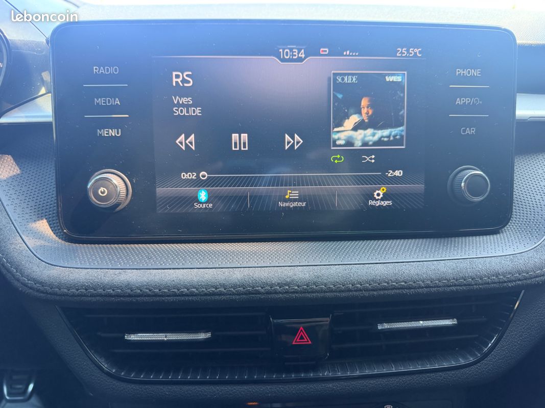 SKODA FABIA 1.0 TSI 95 CH SPORT EDITION + CAMERA DE RECUL + CARPLAy (image 14)