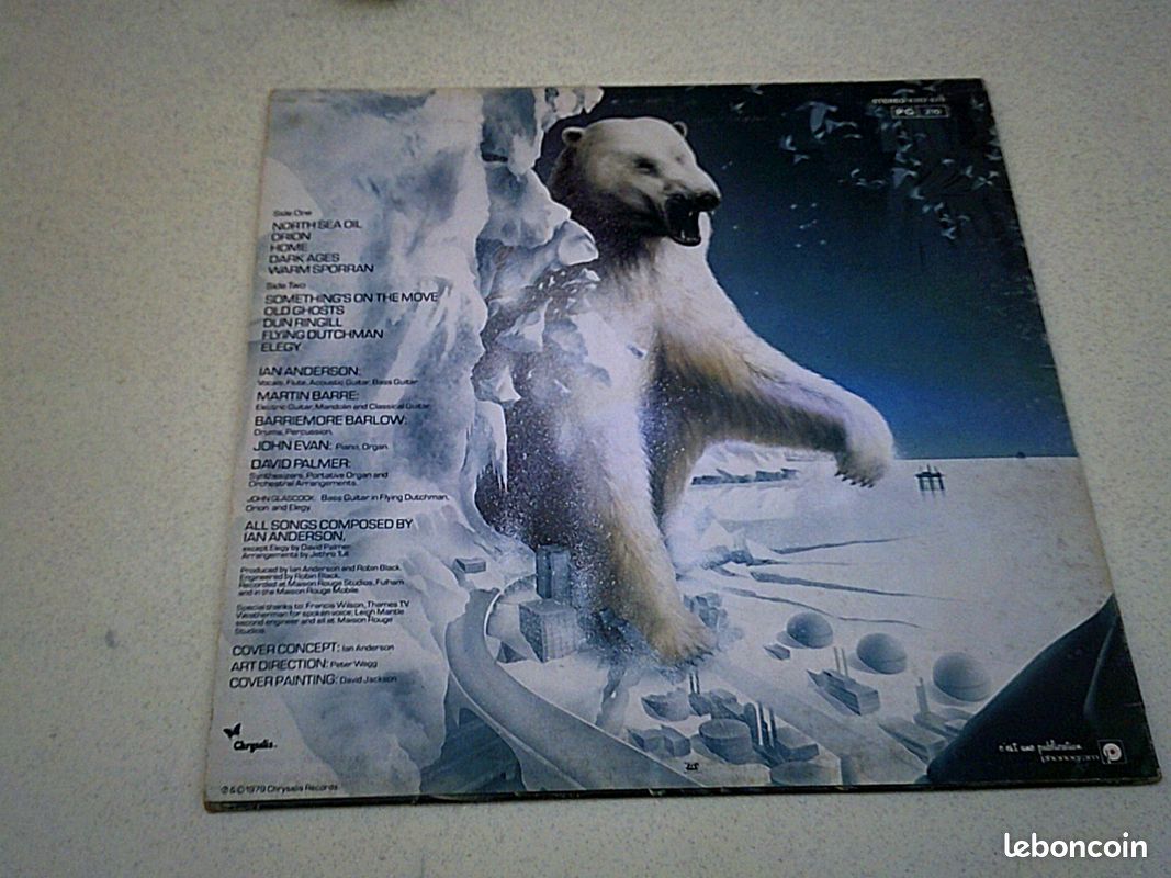 JETHRO TULL - Album Vinyle 33 T – Pressage Original de Chrysalis 1979 - (image 2)