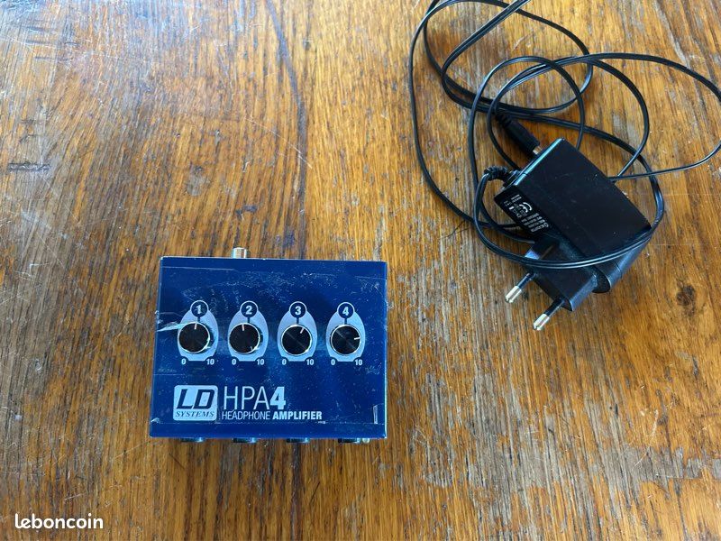 LD Systems HPA 4 - Amplificateur Casque 4 Sorties - Studio Et Home Studio
