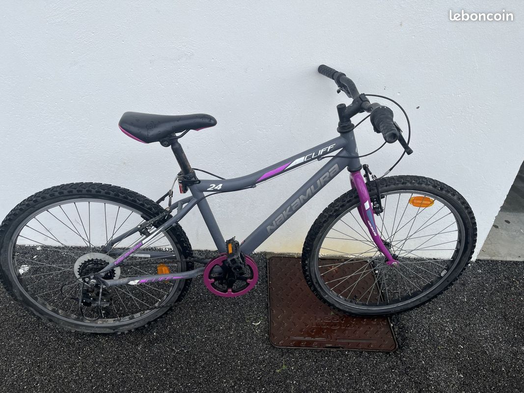 Vélo vtt nakamura 24 noir et vert à Étampes Clasf sports