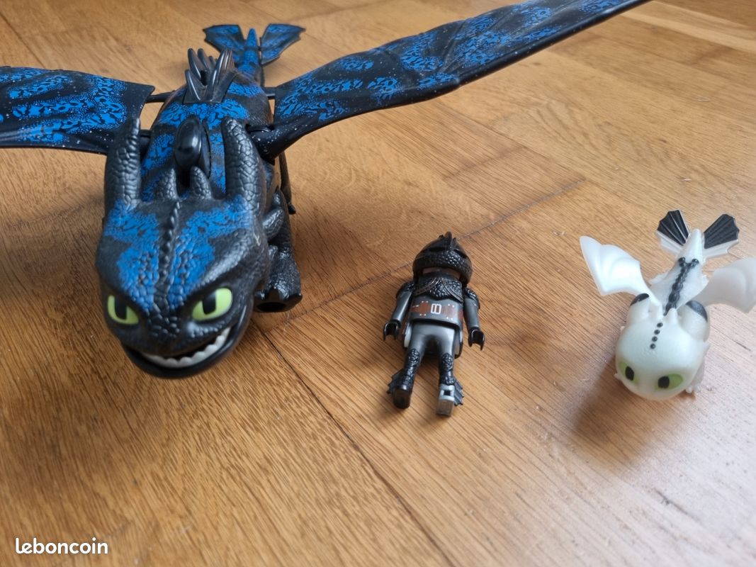 playmobil dragon rouge en chaîne
