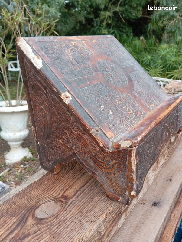 Lutrin Bois Vintage – Support Pour Livre De Cuisine – Déco Country Corner
