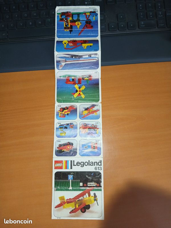LEGO vintage- notice set 613 Aeroplane (image 3)