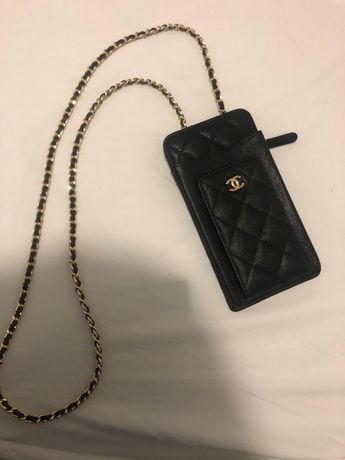 Sacs Chanel Wallet on Chain Gris d'occasion