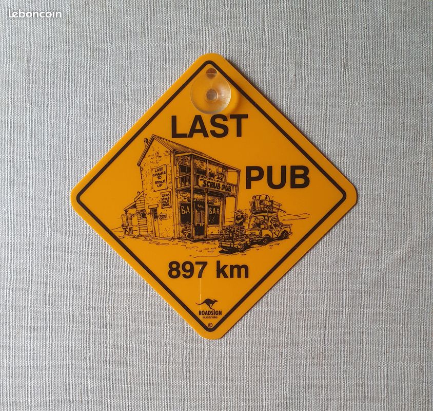 Roadsign panneau routier australien (image 1)