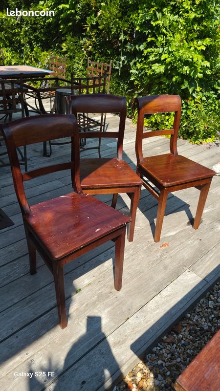A vendre table en teck avec 6 chaises teck (image 1)