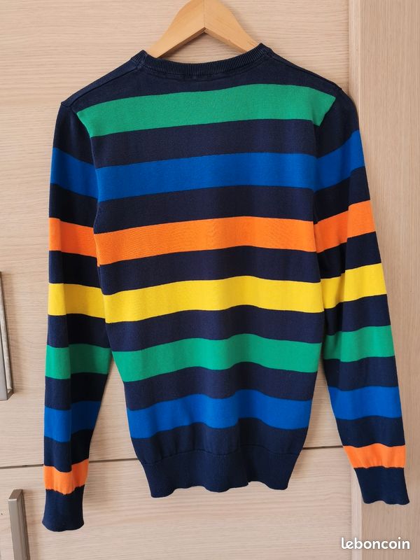 Pull Rayé Homme Boca Classics Taille XL/XXL - Manches Longues, 60% Coton 40% Polyester, Neuf Avec étiquette