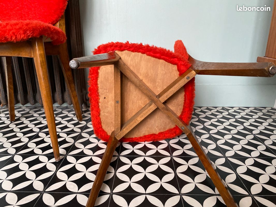 Paire de chaises années 50 (image 8)
