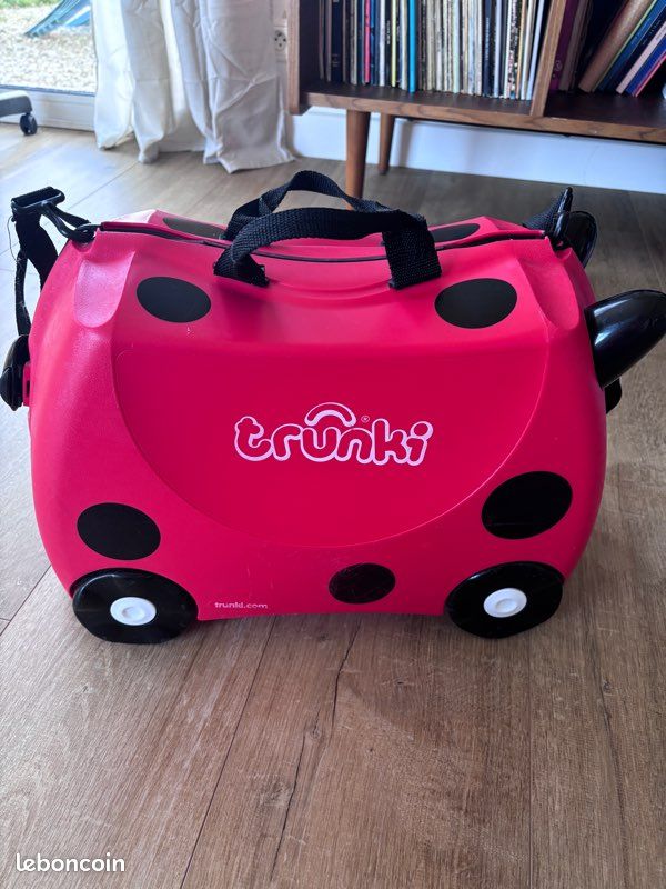 Valise à Enfiler Trunki – Coccinelle Rouge – Occasion Avec Signes D'usure