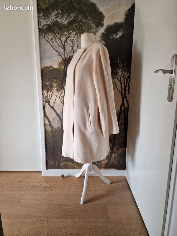 Manteau Gérard Darel laine et angora 46 (image 4)