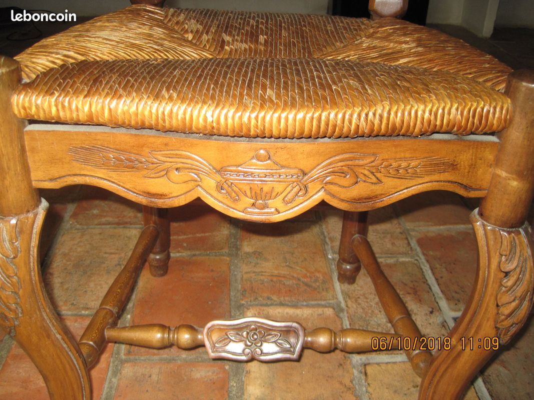 4 chaises noyer de france (image 2)