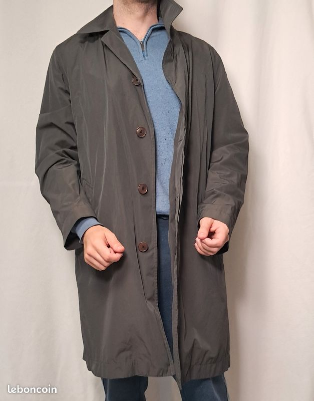 Imper Hugo Boss gris M-L (image 4)