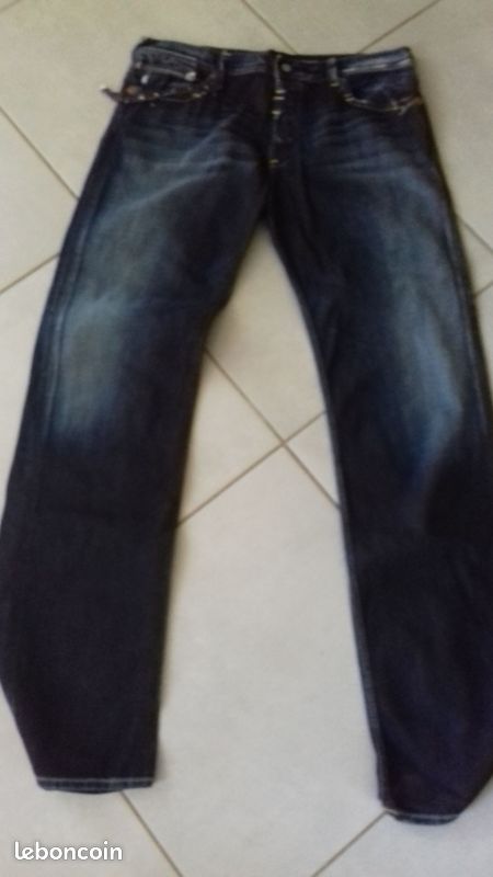 Jeans droits Japan rags le temps des cerises W28 (T 38) (image 2)
