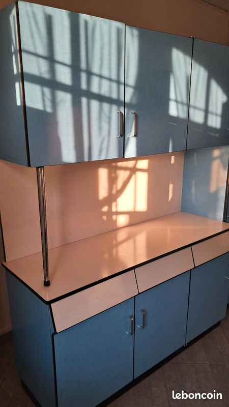 Buffet formica bleu (image 3)