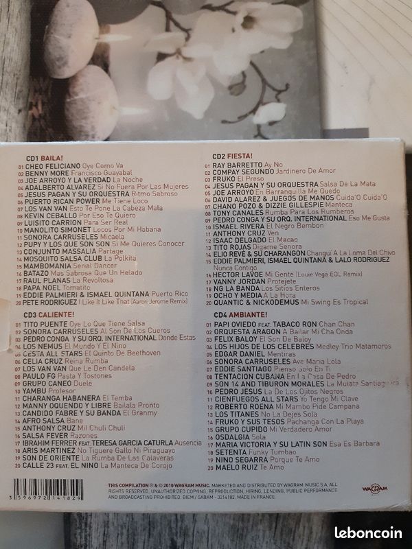 Coffret de 4 CD salsa (image 2)