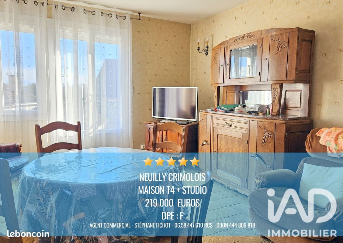 Maison 5 pièces 107 m² · à Neuilly-Crimolois · 107 m² · 199 000 €