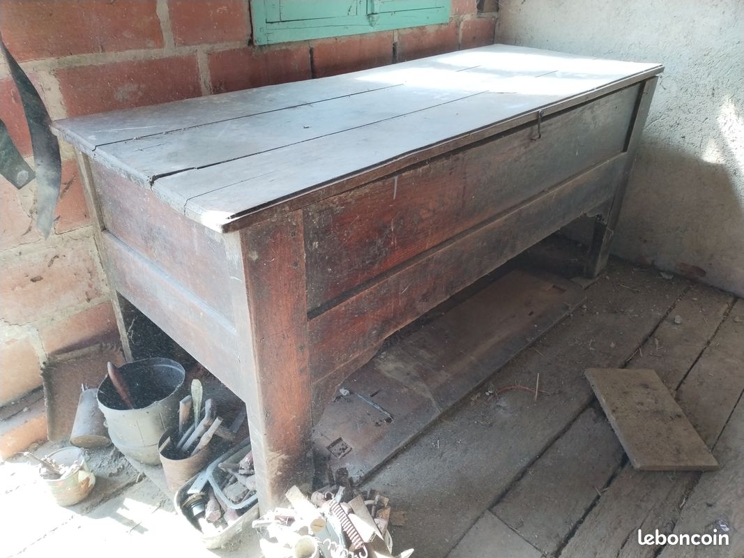 Maie ancienne en bois (image 3)