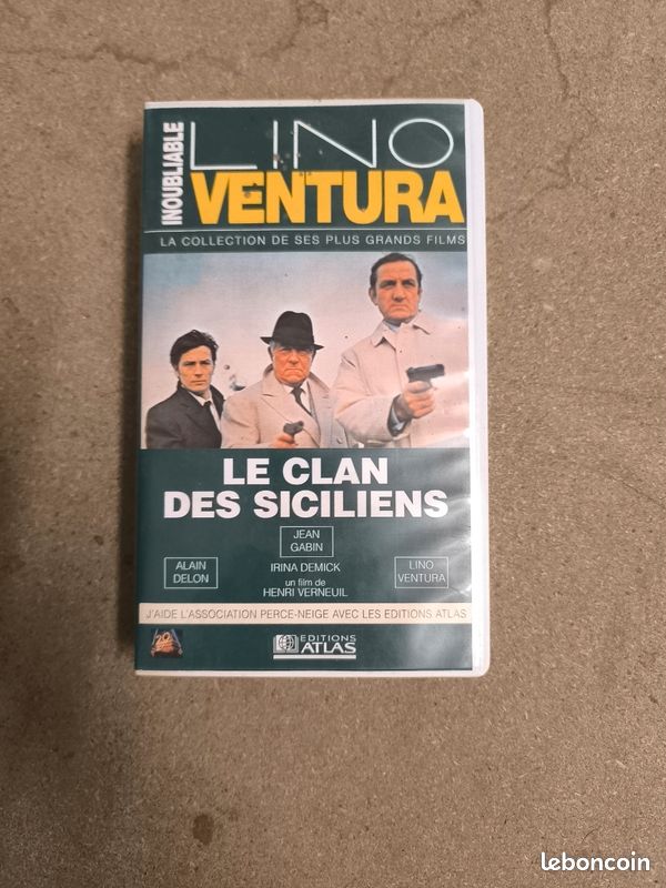 Lot de 3 cassette VHS Lino Ventura (image 2)