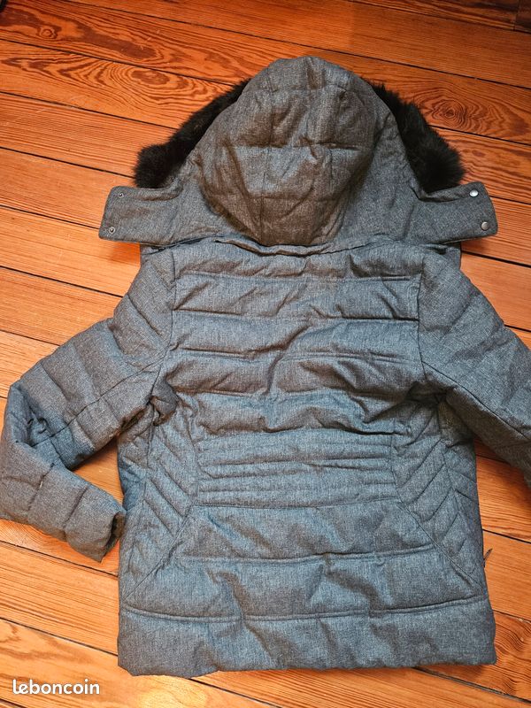 Parka doudoune Camaïeu gris anthracite 34 Vêtements