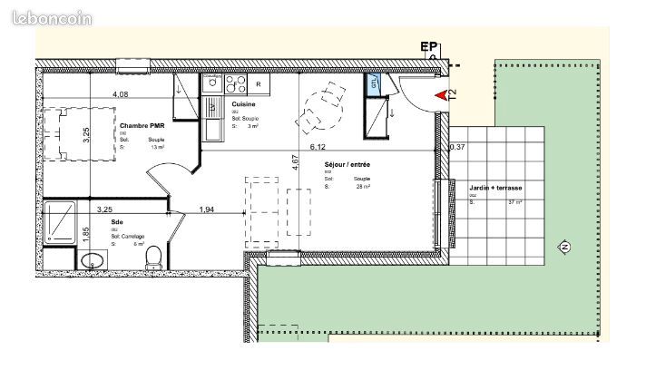 Appartement a louer saran - 2 pièce(s) - 50 m2 - Surfyn