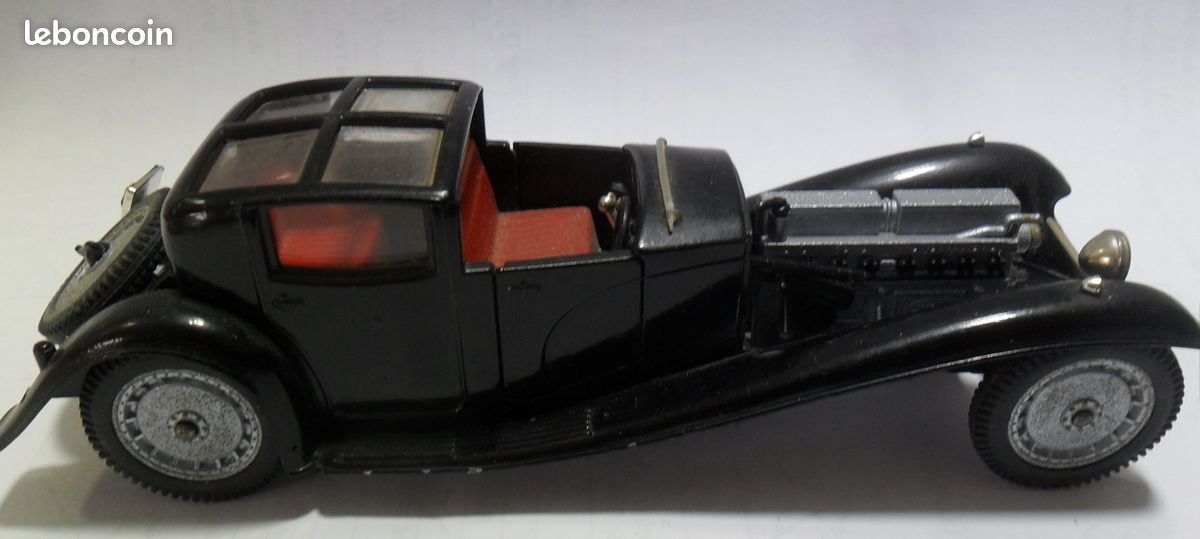 1/43 SOLIDO AGE D'OR - CLASSIC BUGATTI ROYALE BLACK DIECAST
