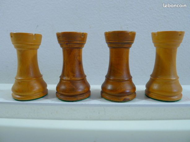 EXCEPTIONNEL END XLXEME Gout Staunton chess set jeu d'échecs King 88 mm