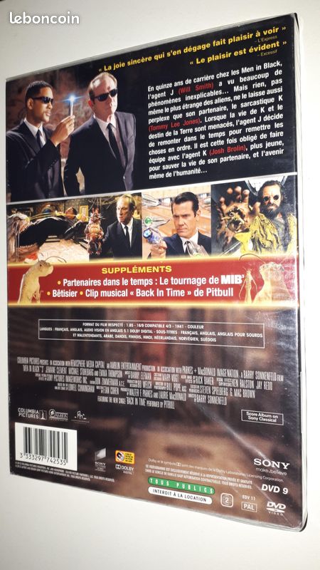 DVD Men in black 3 NEUF (image 2)
