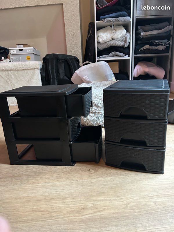 Lot de 2 petites étagères de salle de bain ou autres (image 2)