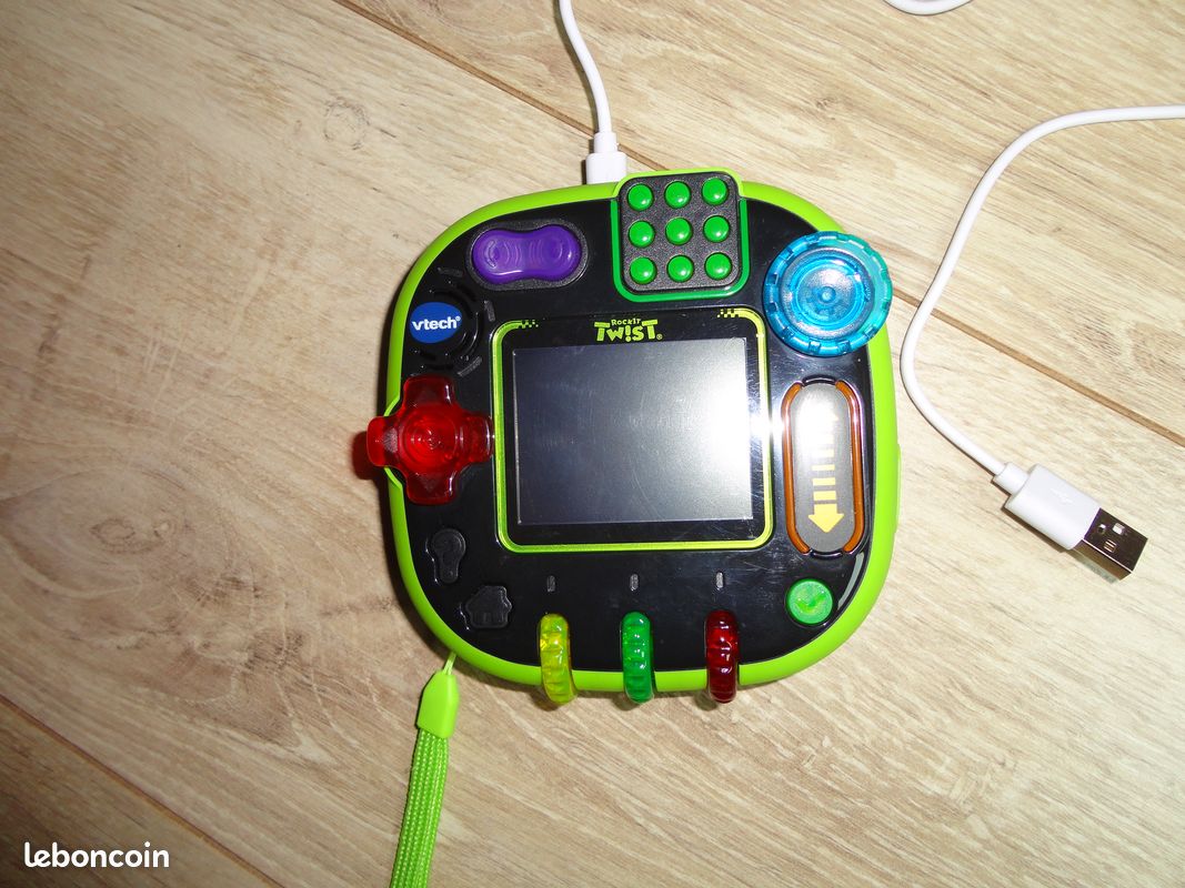VTECH Console Rockit twist rose translucide pas cher