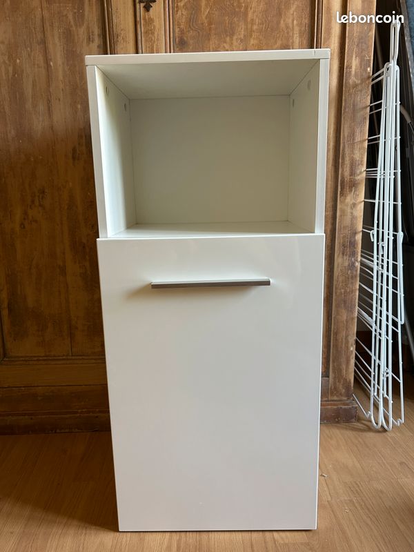 Meuble salle de bain blanc (image 1)