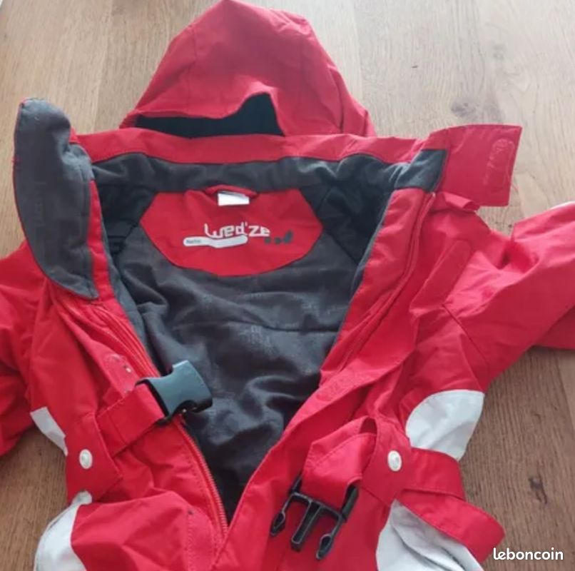 Doudoune de ski garçon ECAIROP38 rouge - Peak Mountain