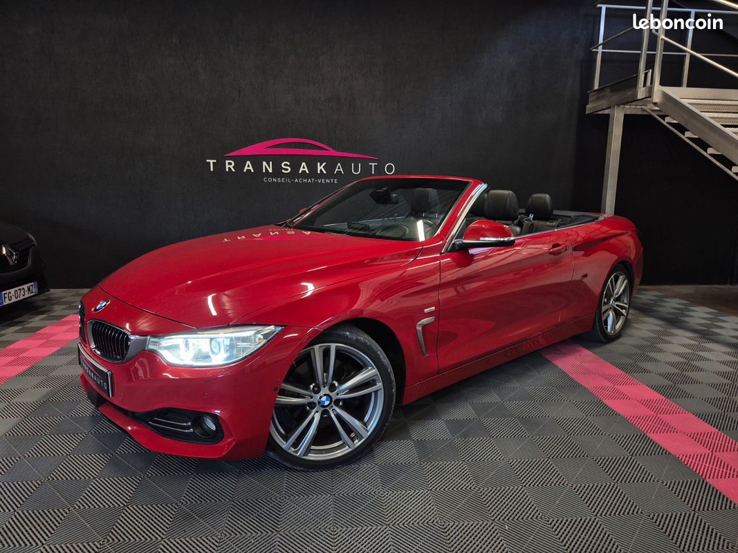 BMW SERIE 4 CABRIOLET F33 428i 245 ch Luxury A / REVISION A JOUR / BOITIER ETHANOL HOMOLOGUE (image 1)