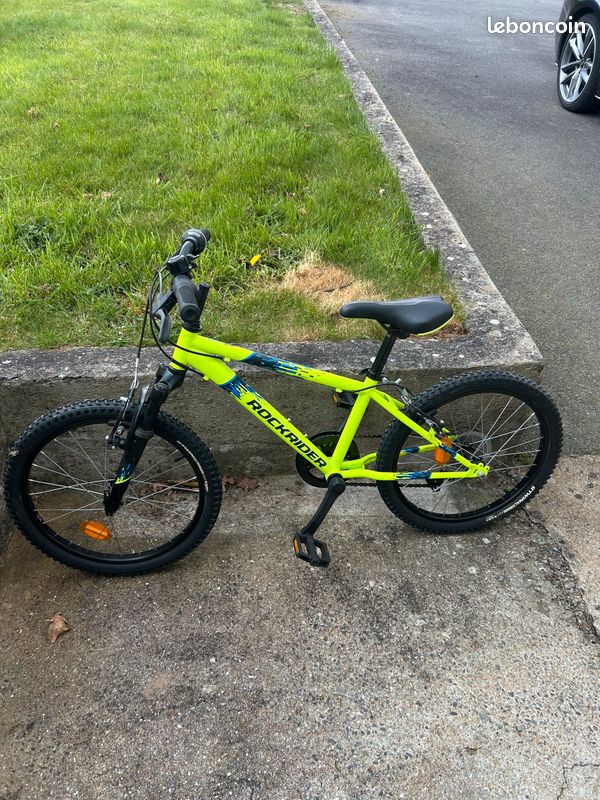 VTT Rockrider ST 500 20 pouces Jaune fluo Vélos