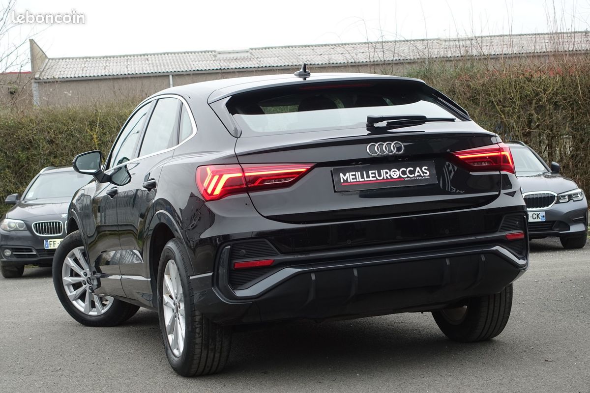 Q3 Sportback 45 Tfsi e S-Tronic 245ch Hybride Rechargeable Virtual cockpit/Cuir chauffants/Gps Europe/Caméra/Carplay/Hayon électrique/1*Main/Garantie 12 mois (image 2)