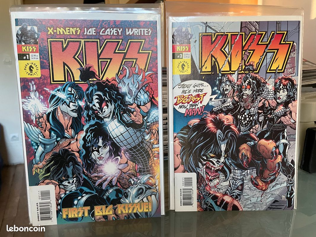 Kiss #1-2 (Dark Horse) J. Scott Campbell Cover (image 1)