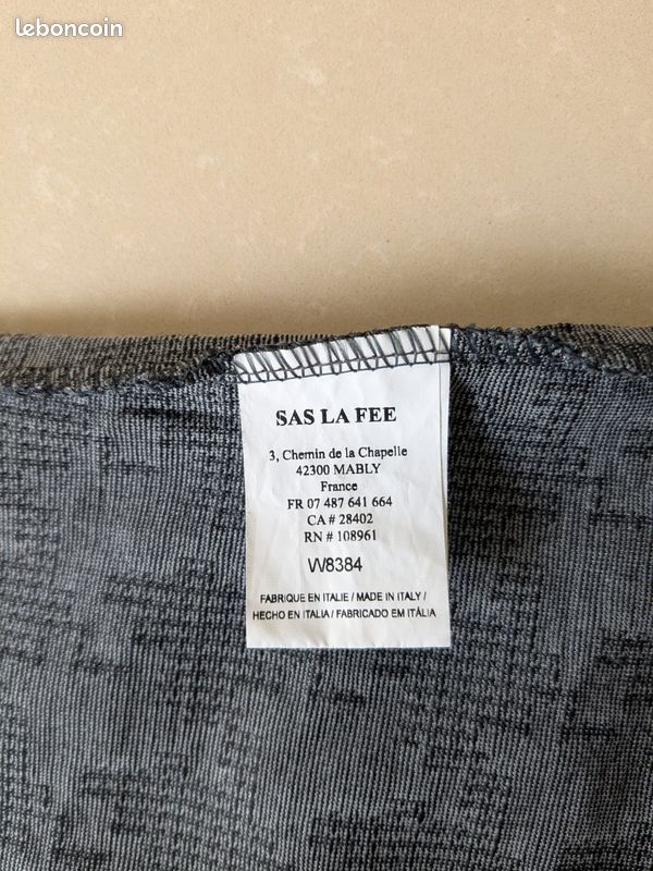 Robe de mi-saison La Fée Maraboutée Grise T42 TBE (image 8)