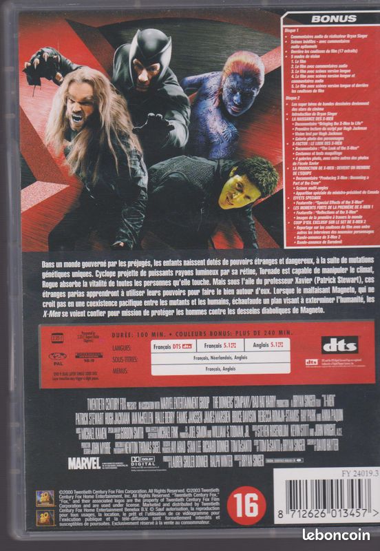 X-Men 1.5 - L'édition x-trême du film original sur 2 dvd (image 2)