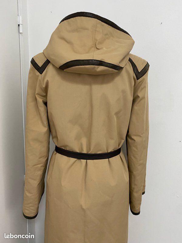 Trench camel intérieur fourrure 38-40 élégant (image 6)