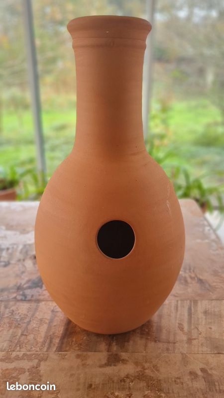 Udu artisanal en terre cuite – 45 cm, en très bon état (image 1)
