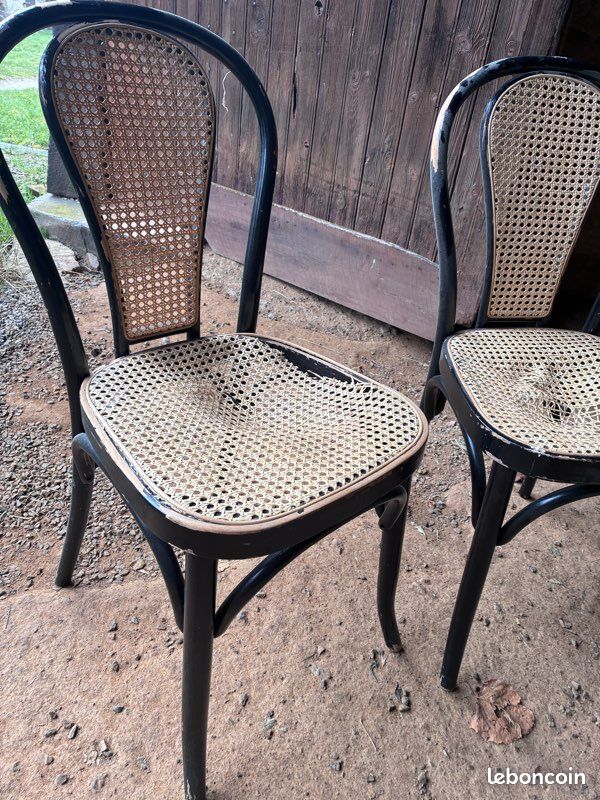 Chaises bois et cannage à refaire (image 5)