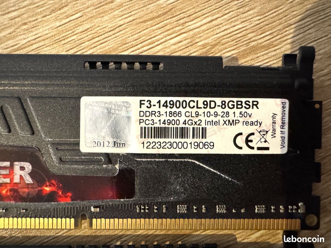 Mémoire RAM / G.SKILL SNIPER - DDR3 16Go (image 6)