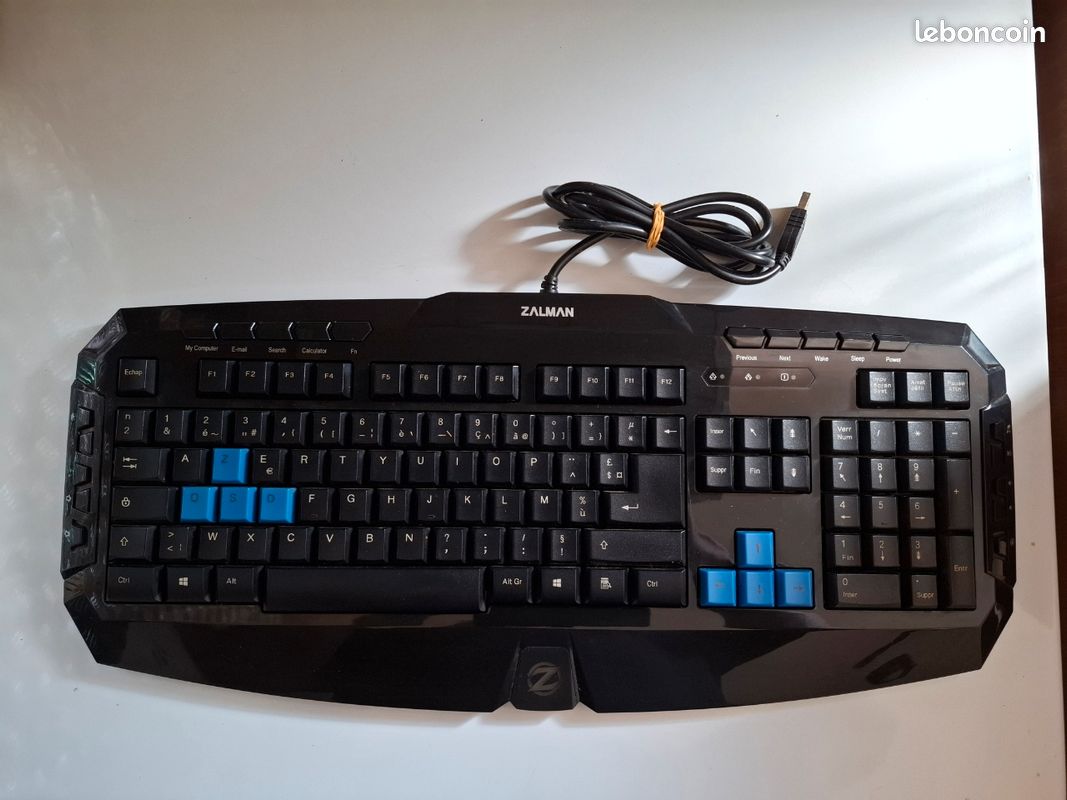 Clavier Gamer Zalman ZM-K300M - AZERTY USB (image 1)