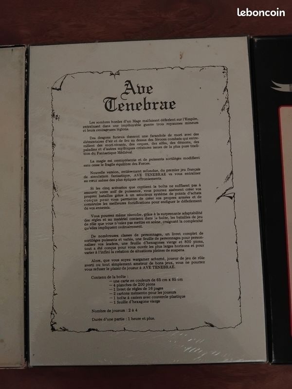 Ave Tenebrae-lot 3 boîtes (image 3)