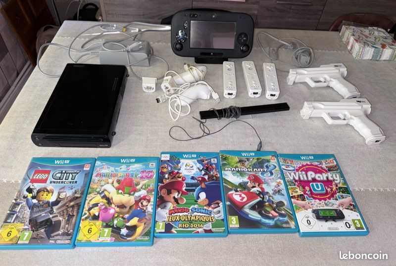 Console wii u avec accessoires et jeux (image 9)