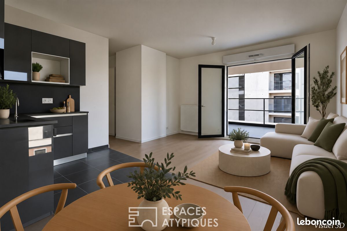 Appartement 3 pièces 69 m² · à Romainville · 68,7 m² · 375 120 €