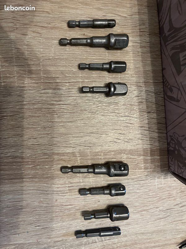 Kit de raccord rallonge adaptateur embout de douille vissage visseuse (image 2)