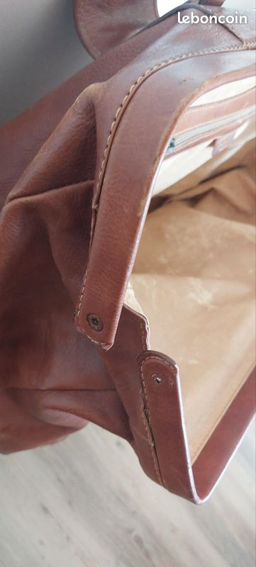 Grand sac de voyage en cuir vintage La Bagag (image 12)